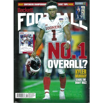2019 Beckett Football Monthly Price Guide (#340 May) (Kyler Murray)