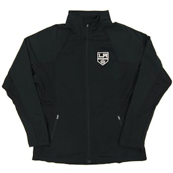 Los Angeles Kings Level Wear Lunar Black Performance Track Jacket (Womens X-Large)