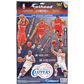 Fathead Los Angeles Clippers Team Set Wall Graphic (Lot of 10)