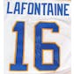 Pat LaFontaine Autographed Buffalo Sabres Throwback White Jersey
