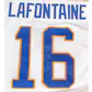 Pat LaFontaine Autographed Buffalo Sabres Throwback White Jersey