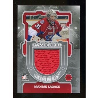 2012/13 In the Game Between The Pipes Jerseys Silver #M38 Maxime Lagace /140