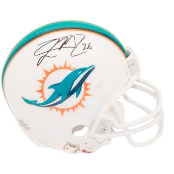 Lamar Miller Autographed Miami Dolphins Mini Helmet (JSA)