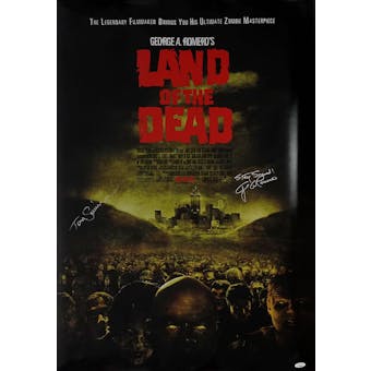 Land of the Dead 27x40 Movie Poster Autographed by Tom Savini JSA