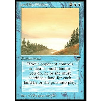 Magic the Gathering Legends Single Land Equilibrium - MODERATE PLAY (MP)