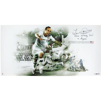 Landon Donovan Autographed USMNT 36x18 "World Cup Collage" #/110 UDA (Upper Deck)