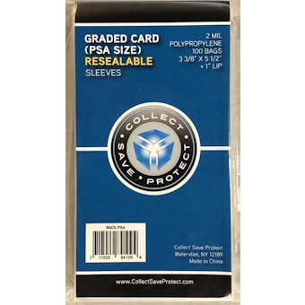 Collect Save Protect Resealable Graded Card Sleeve (PSA Size) (100 Ct.)