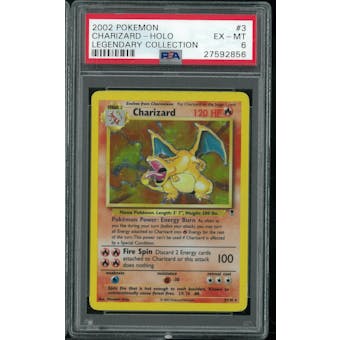 Pokemon Legendary Collection Charizard 3/110 PSA 6