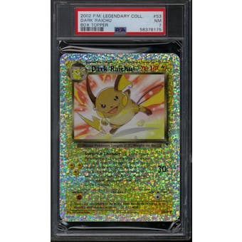 Pokemon Legendary Collection Box Topper Reverse Foil Dark Raichu S3/S4 PSA 7