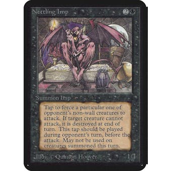 Magic the Gathering Alpha Nettling Imp MODERATELY PLAYED (MP)