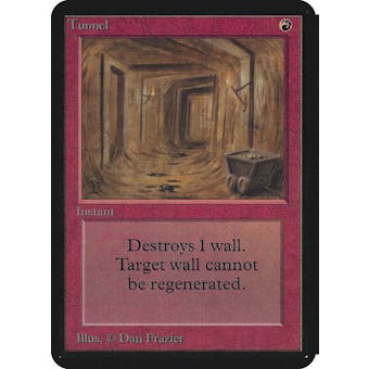Magic the Gathering Alpha Tunnel MODERATELY PLAYED (MP)