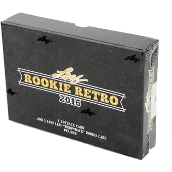 2016 Leaf Rookie Retro Hobby Box