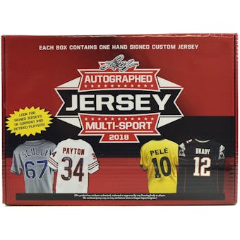 2018 Leaf Autographed Jersey Multi-Sport Hobby Box