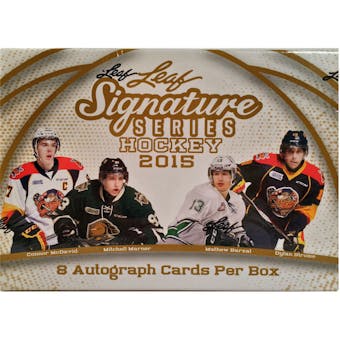 2015/16 Leaf Signature Series Hockey Hobby Box