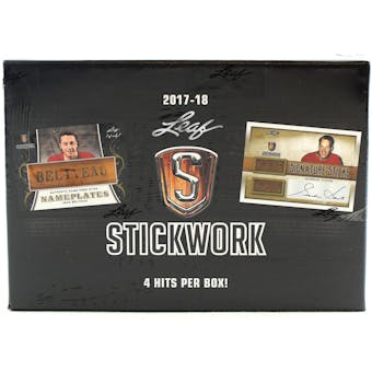 2017/18 Leaf Stickwork Hockey Hobby Box