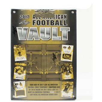2017 Leaf U.S. Army All American Vault Football Hobby Box