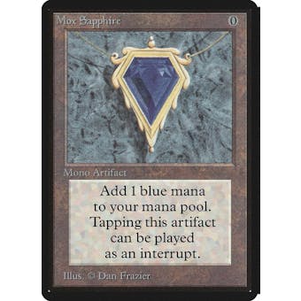 Magic the Gathering Beta Single Mox Sapphire - NEAR MINT (NM)