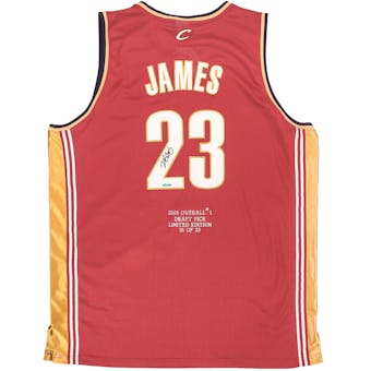 LeBron James Autographed Cleveland Cavaliers ROY Jersey LE to 32 (UDA COA)