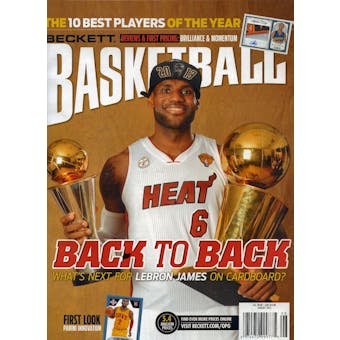 2013 Beckett Basketball Monthly Price Guide (#251 August) (LeBron James)