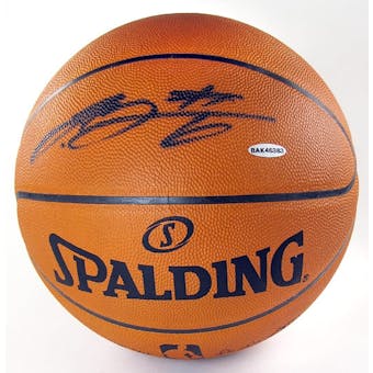 LeBron James Autographed Official Spalding NBA Basketball (UDA COA)