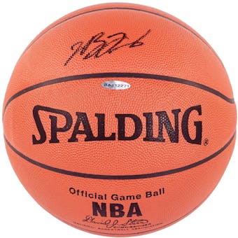 LeBron James Autographed Cleveland Cavaliers Spalding Basketball (UDA)