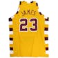 LeBron James Autographed Cleveland Cavaliers Throwback Jersey #107/123 (Upper Deck)