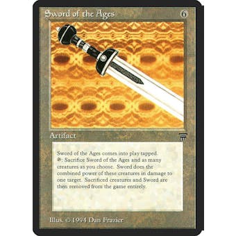 Magic the Gathering Legends Sword of the Ages MODERATELY PLAYED (MP)