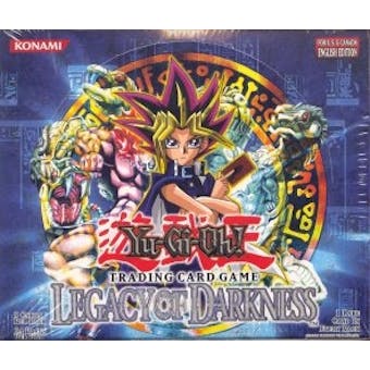 Upper Deck Yu-Gi-Oh Legacy of Darkness Unlimited Booster Box (24-Pack) LOD (EX-MT Holes in shrink)