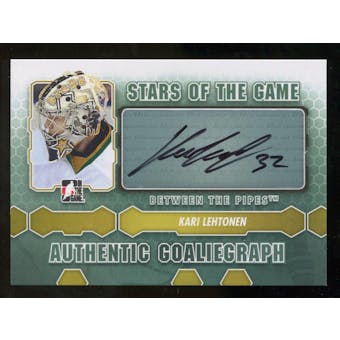 2012/13 In the Game Between The Pipes Autographs #AKL Kari Lehtonen SG Autograph