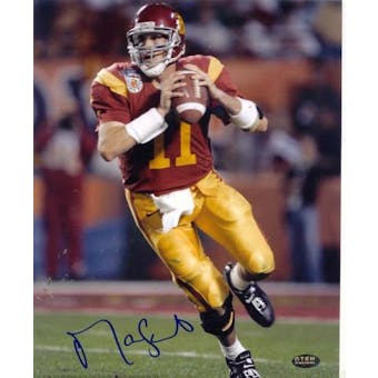 Matt Leinart Autographed USC Trojans 8x10 Photo (GTSM & Press Pass)