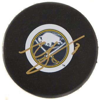 Ville Leino Autographed Buffalo Sabres Hockey Puck