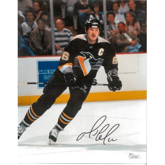 Mario Lemieux Autographed Pittsburgh Penguins 8X10 Photo (JSA)