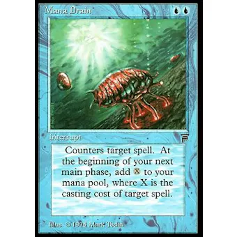 Magic the Gathering Legends Single Mana Drain - NEAR MINT (NM)