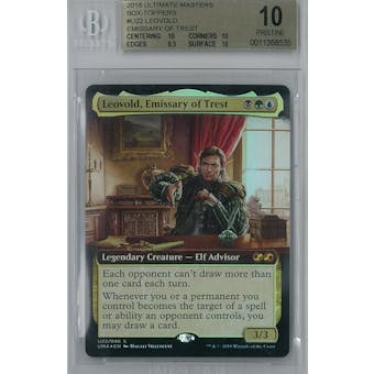 Magic the Gathering Ultimate Masters Leovold, Emissary of Trest Box Topper BGS 10 *8535 (Pristine) (Reed Buy)