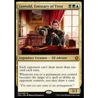 Magic the Gathering Conspiracy: Take the Crown Single Leovold, Emissary of Trest FOIL NEAR MINT (NM)