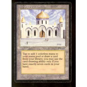 Magic the Gathering Arabian Nights Library of Alexandria - HEAVILY PLAYED (HP) INKED