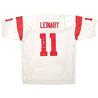 Matt Leinart Autographed USC White Nike Football Jersey w/ Rose Bowl Patch