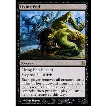 Magic the Gathering Time Spiral Single Living End FOIL - SLIGHT PLAY (SP)