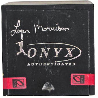 Logan Morrison Autographed Onyx Baseball and Box Unopened