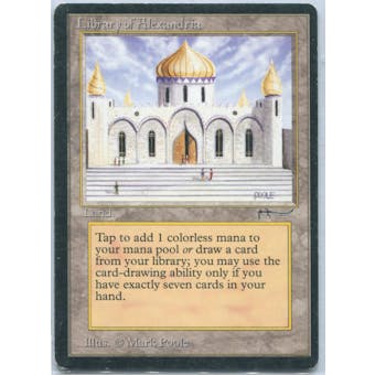 Magic the Gathering Arabian Nights Single Library of Alexandria - MODERATE PLAY plus (MP+)