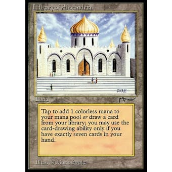 Magic the Gathering Arabian Nights Single Library of Alexandria - SLIGHT PLAY (SP)