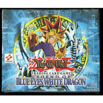 Upper Deck Yu-Gi-Oh Legend of Blue Eyes White Dragon 1st Edition Booster Box LOB BEWD - 1st Printing
