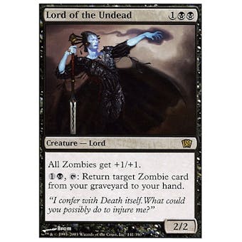 Magic the Gathering 8th Edition Single Lord of the Undead FOIL - SLIGHT PLAY (SP)