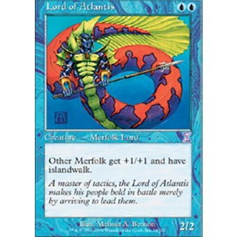 Magic the Gathering Time Spiral Lord of Atlantis 4X PLAYSET - NEAR MINT / SLIGHT PLAY (NM/SP)