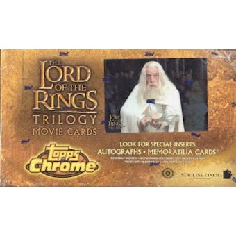 Lord of the Rings Trilogy Hobby Box (2004 Topps Chrome)