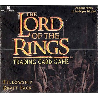 Decipher Lord of the Rings Fellowship of the Ring Draft Deck Box