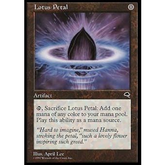 Magic the Gathering Tempest Single Lotus Petal - HEAVY PLAY (HP)