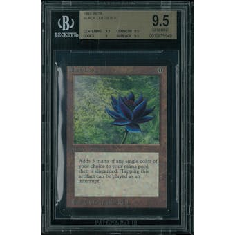 Magic the Gathering Beta Black Lotus BGS 9.5 (9.5, 9.5, 9, 9.5) [BANK WIRE ONLY]