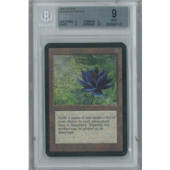 Magic the Gathering Alpha Single Black Lotus BGS 9 (9, 9, 9, 9.5)