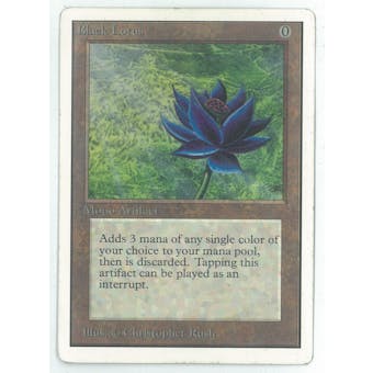 Magic the Gathering Unlimited Single Black Lotus - MODERATE / HEAVY PLAY (MP/HP)